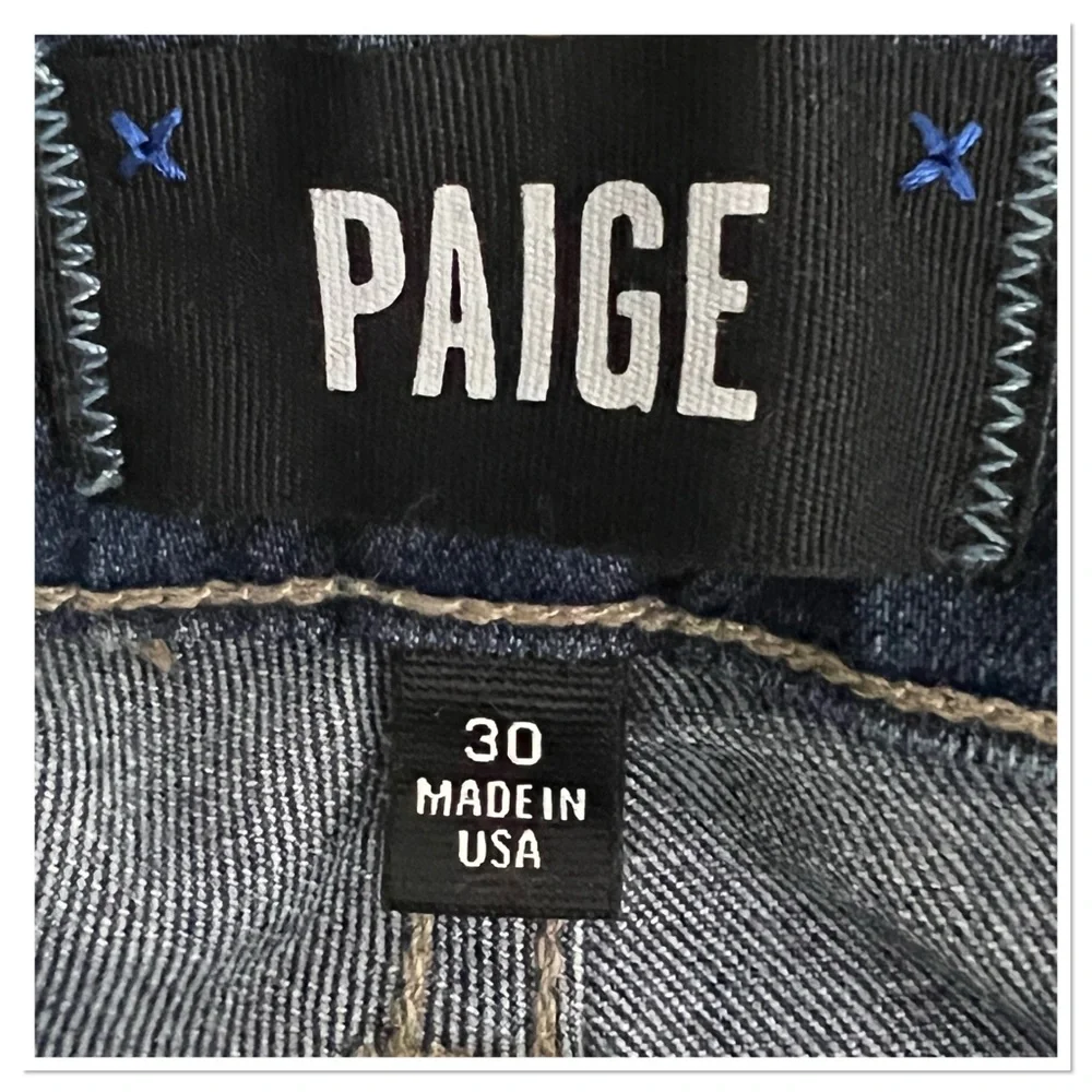 Paige Federal Men’s Straight Leg Jeans Gannon Sz 30 Rayon Cotton Blend
